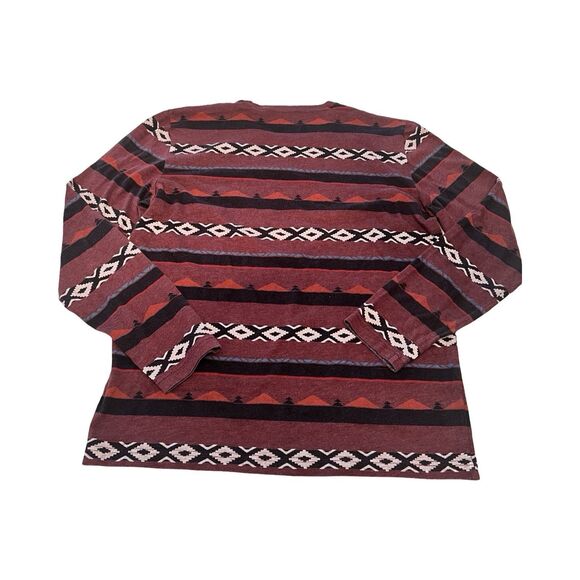 Hollister Mens Size Small Aztec Print Long Sleeve Shirt Western - Picture 4 of 4